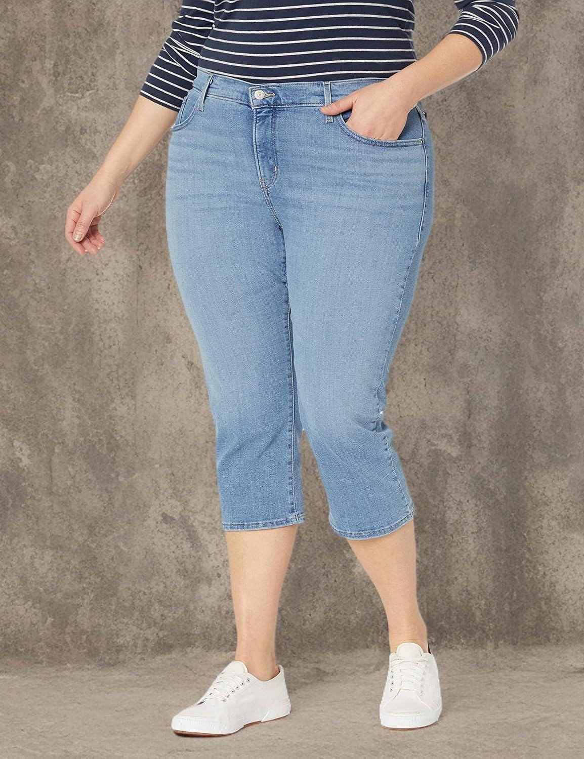 imageLevis Womens 311 Shaping Capri Jeans Also Available in PlusSlate Edge Light Indigo