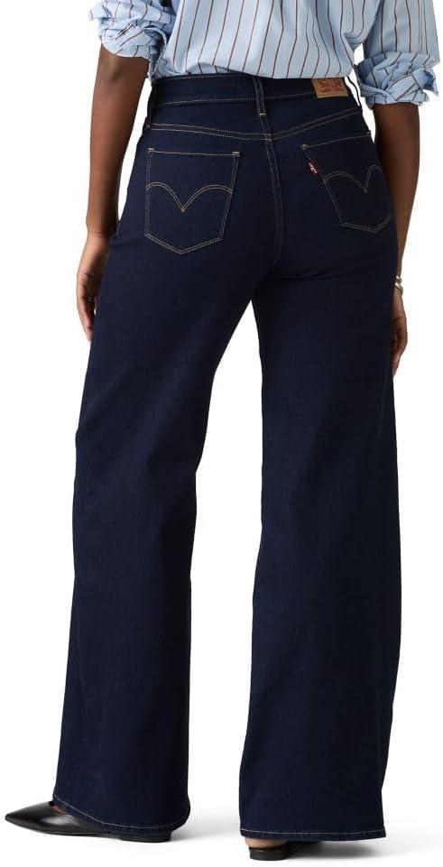 imageLevis Womens 318 Shaping Wide LegDarkest Sky Stretch