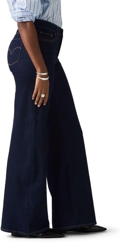 imageLevis Womens 318 Shaping Wide LegDarkest Sky Stretch
