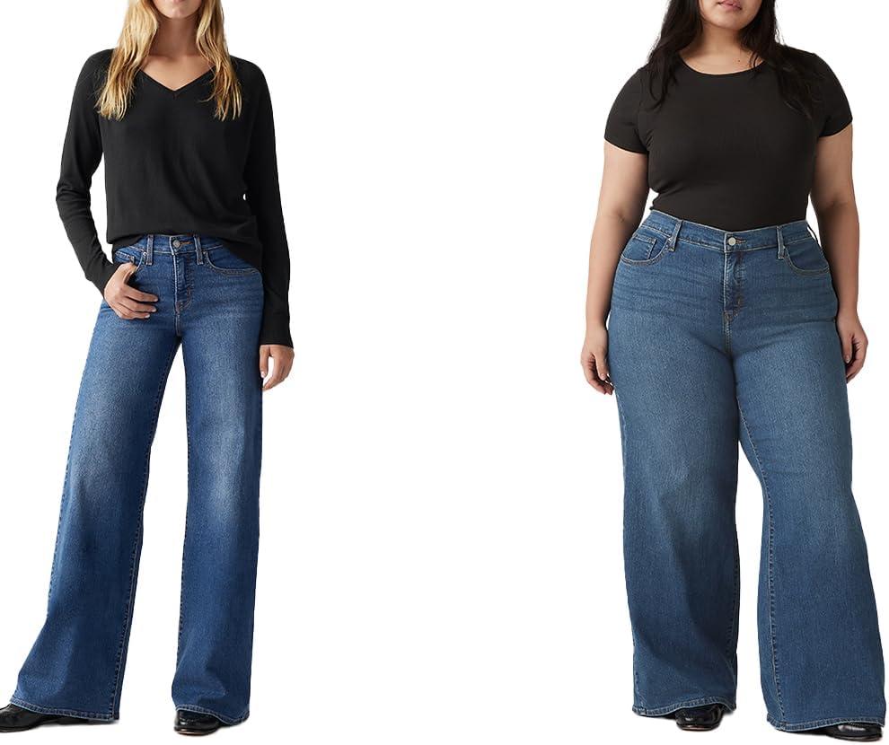 imageLevis Womens 318 Shaping Wide LegNew Cool Satisfaction Lightweight Cool