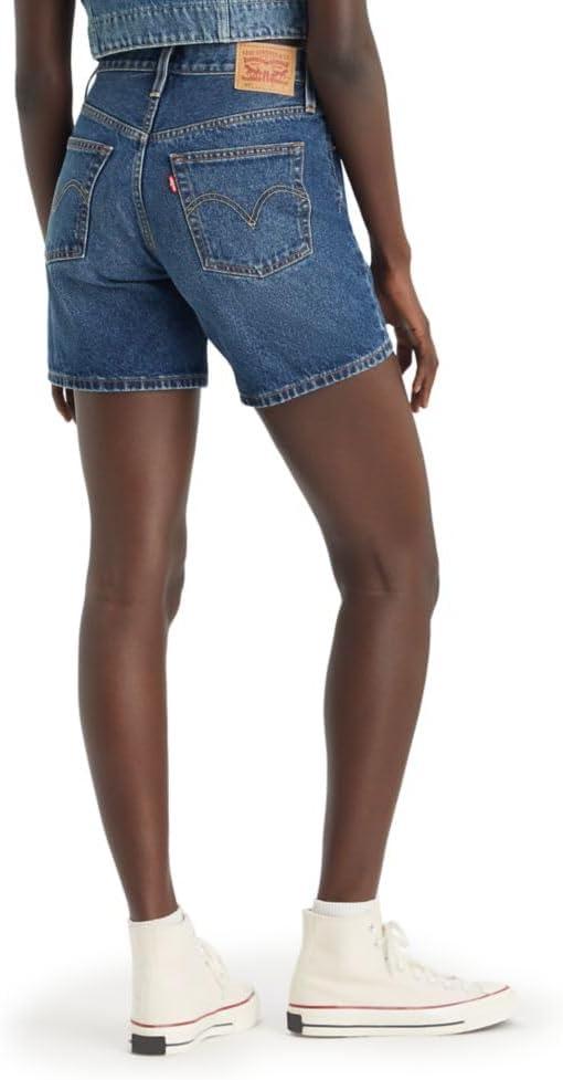 imageLevis Womens 501 Mid Thigh ShortsNew Pleased to Meet You