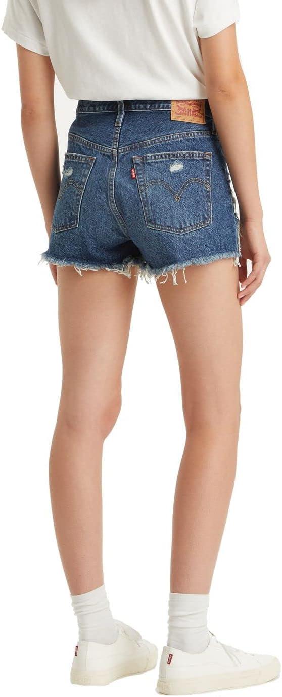 imageLevis Womens 501 Original Shorts Also Available in PlusDark Indigo Destructed