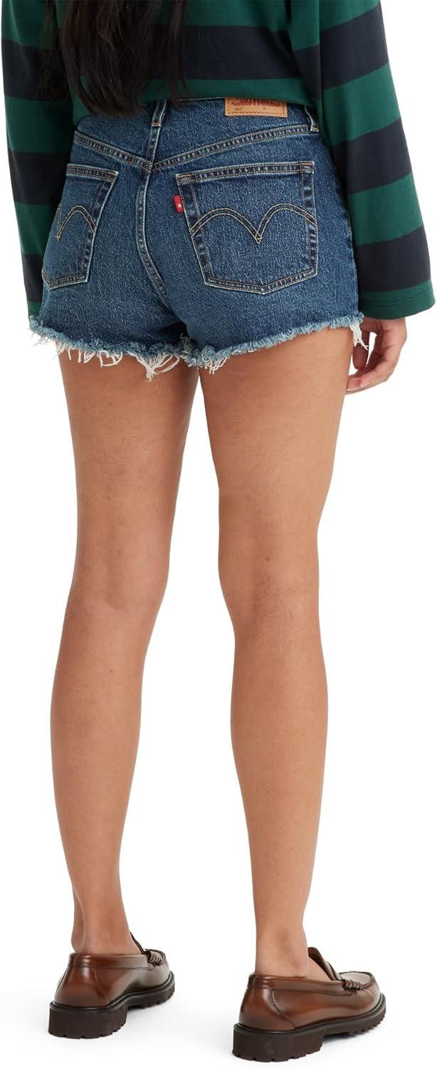 imageLevis Womens 501 Original Shorts Also Available in PlusDark Indigo Worn in