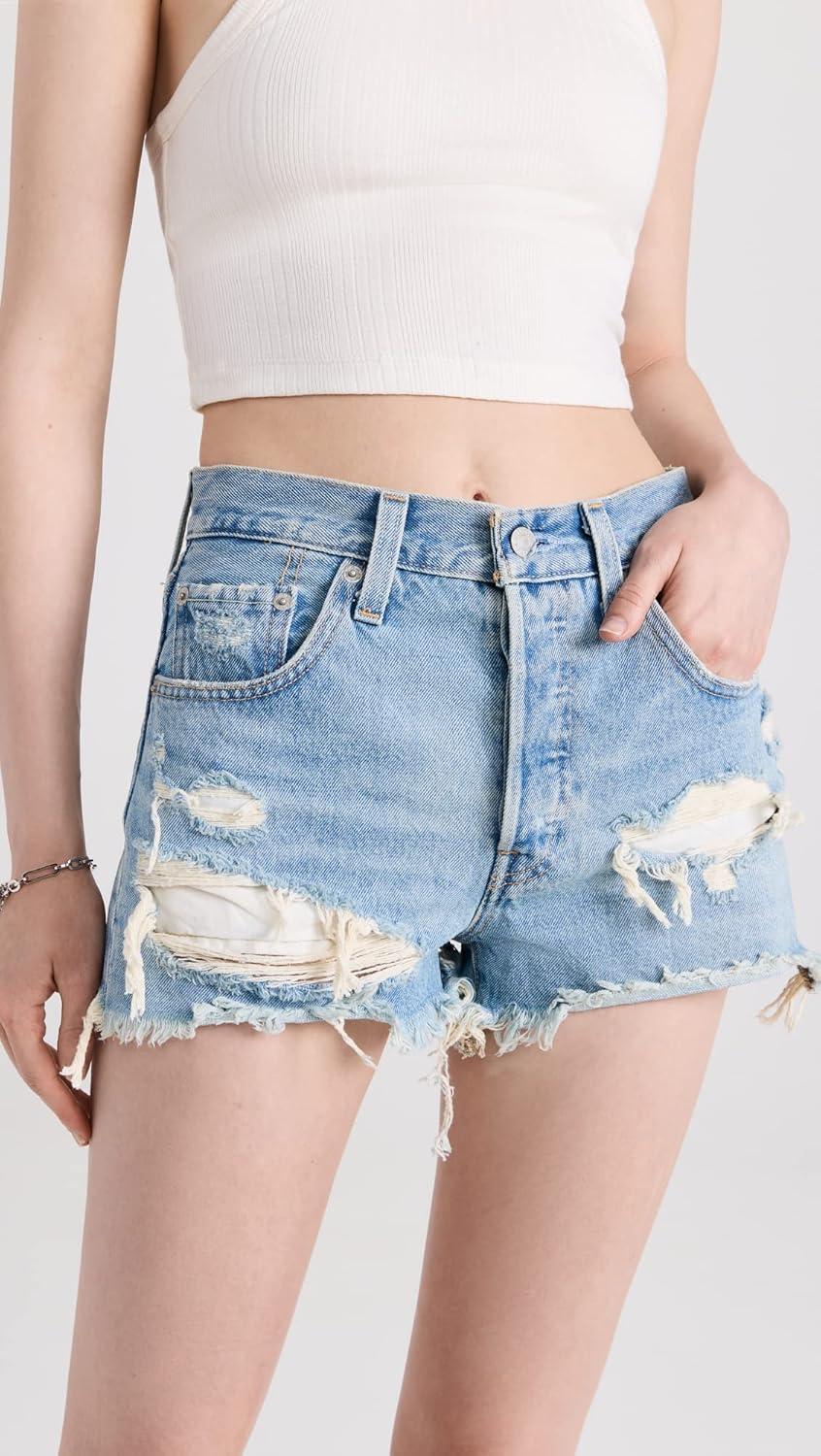 imageLevis Womens 501 Original Shorts Also Available in PlusFault Line