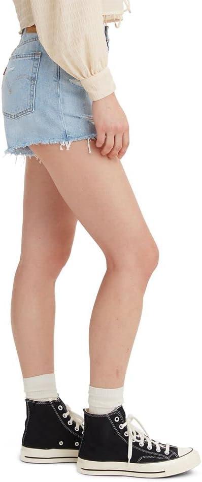 imageLevis Womens 501 Original Shorts Also Available in PlusMedium Indigo Destructed