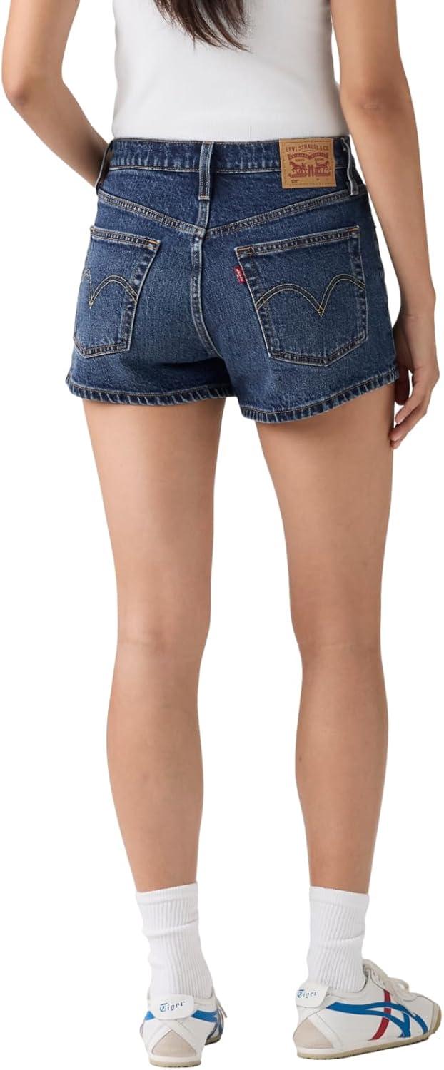 imageLevis Womens 501 Original Shorts Also Available in PlusNew Bottom Place Shrinktofit Stretch