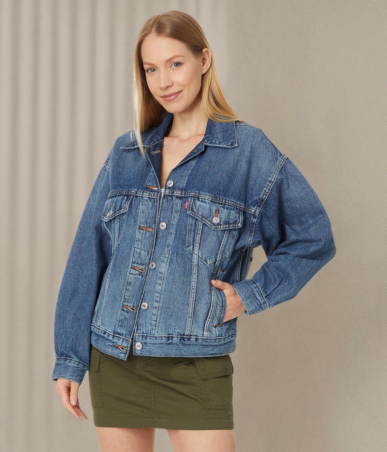 imageLevis Womens 90s Trucker Jacket Also Available in PlusNew Turning Heads