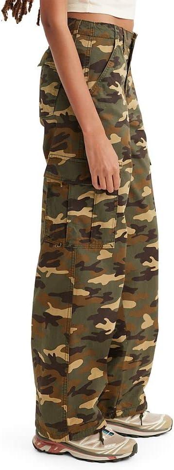 imageLevis Womens 94 Baggy Cargo PantsGrape Leaf Emily Camo