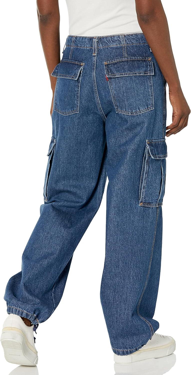 imageLevis Womens 94 Baggy Cargo PantsIm Never Wrong Stone