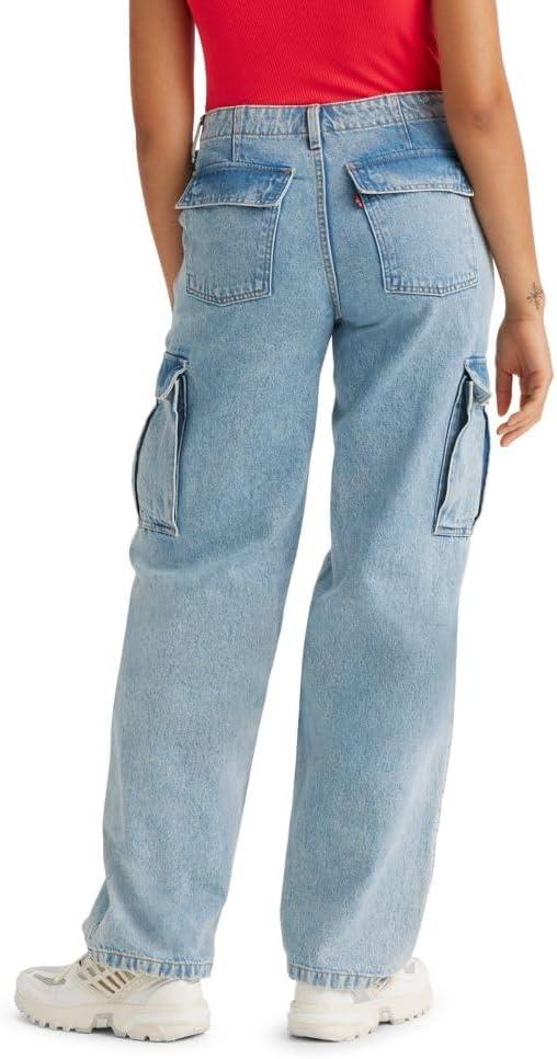 imageLevis Womens 94 Baggy Cargo PantsLook at Blue