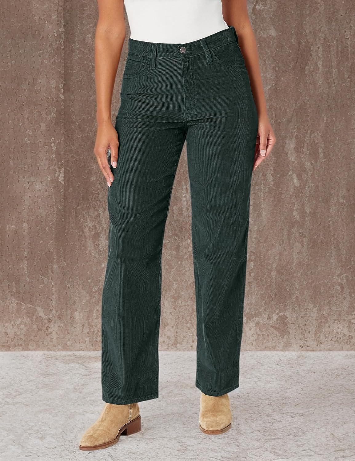 imageLevis Womens 94 Baggy Jeans Also Available in PlusDarkest Spruce Corduroy