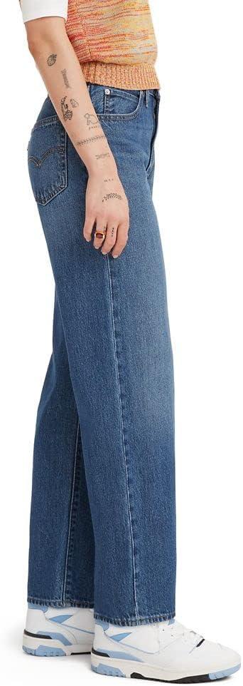 imageLevis Womens 94 Baggy Jeans Also Available in PlusIndigo Worn in
