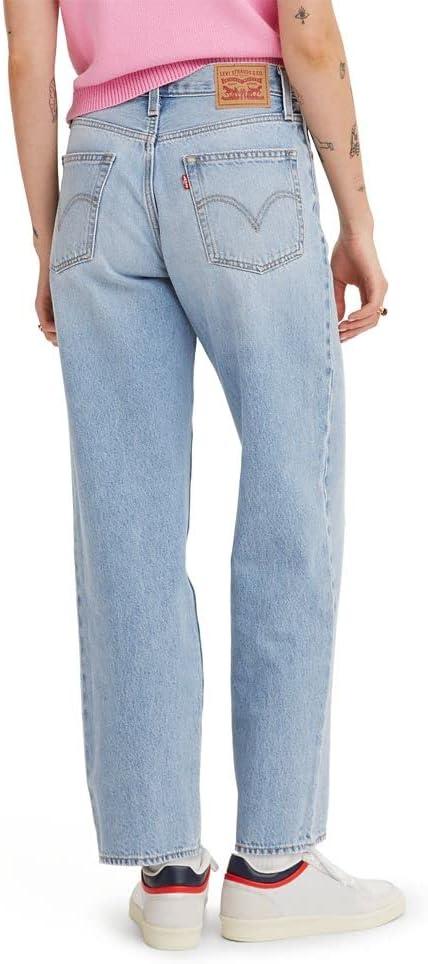 imageLevis Womens 94 Baggy Jeans Also Available in PlusLight Indigo Worn in