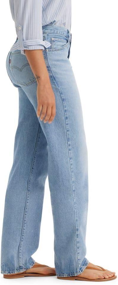 imageLevis Womens 94 Baggy Jeans Also Available in PlusRiveting