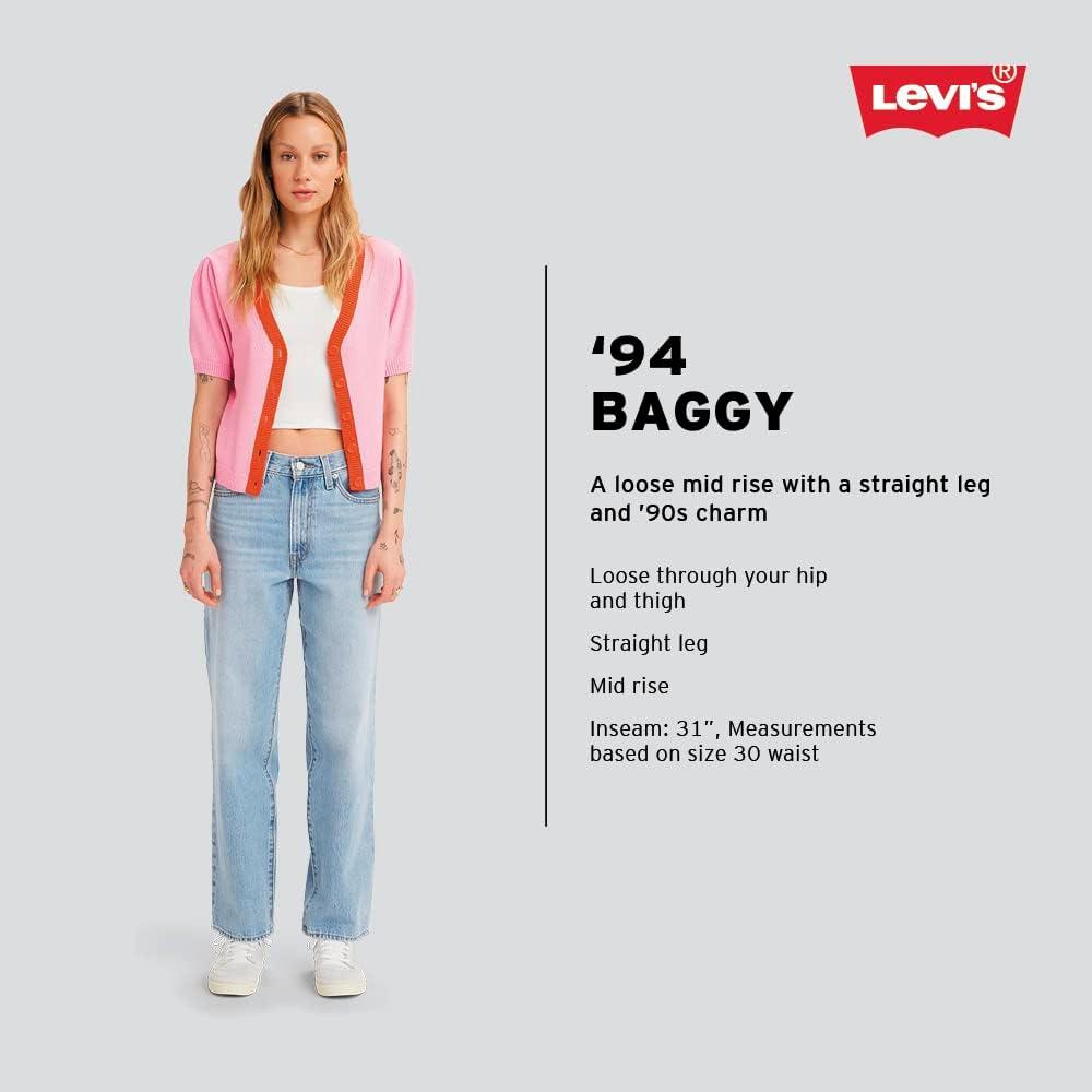 imageLevis Womens 94 Baggy Twisted JeanPlot Twist No Dest