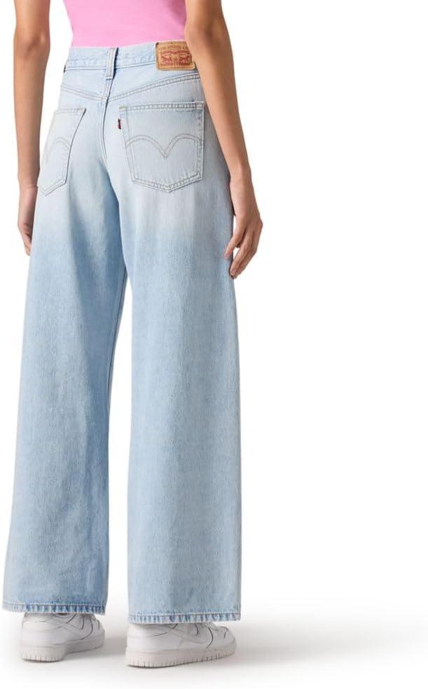 imageLevis Womens 94 Baggy Wide Leg Jean Also Available in PlusAbraided Art