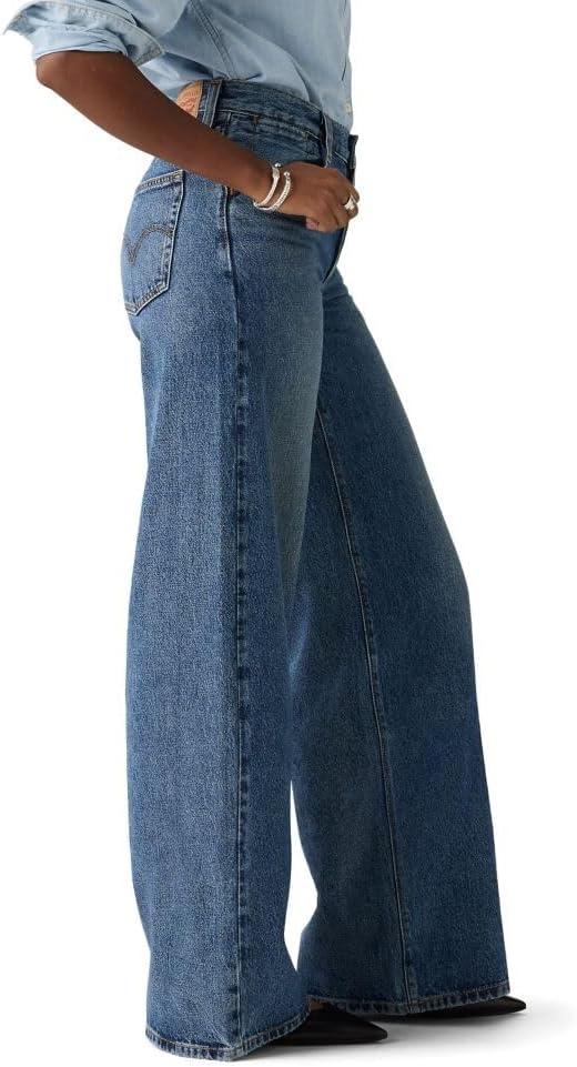 imageLevis Womens 94 Baggy Wide Leg Jean Also Available in PlusBeautiful Target Non Stretch