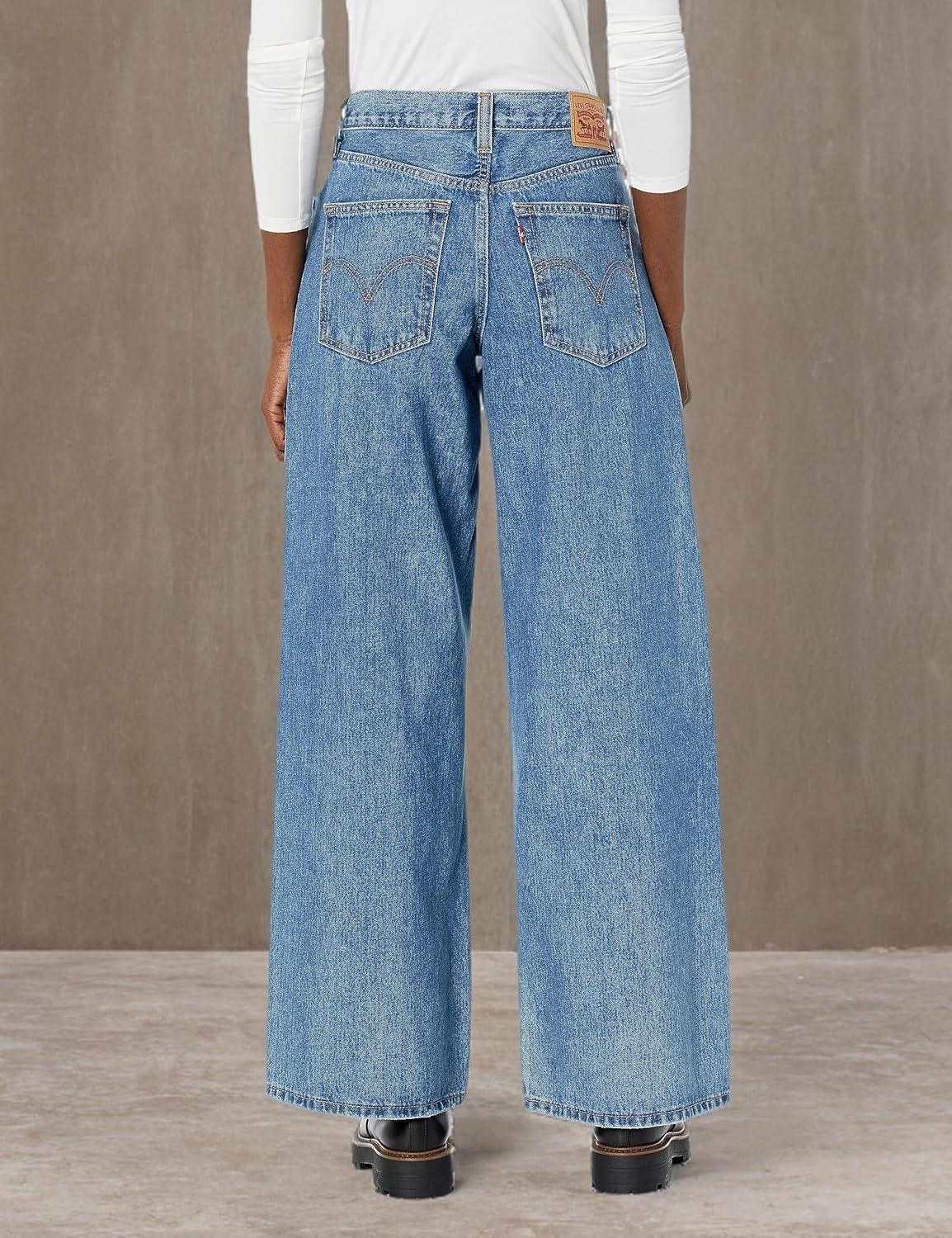 imageLevis Womens 94 Baggy Wide Leg Jean Also Available in PlusTake Chances