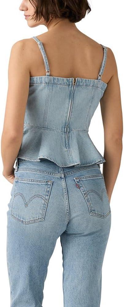 imageLevis Womens Anderson Flounce TopNew Face Value Flounce Nonstretch