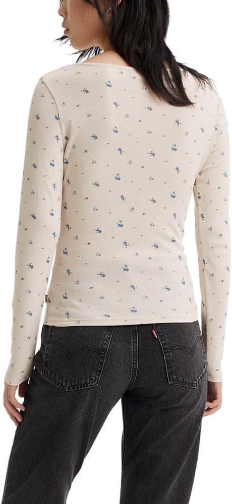 imageLevis Womens Arden Tie Front TopLola Floral Rainy Day