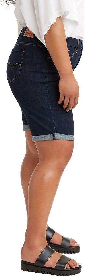imageLevis Womens Bermuda ShortsNew Royal Rinse Dark Indigo