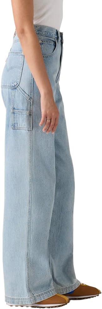 imageLevis Womens Cinch Baggy Carpenter JeansNew Summer Job Stone Nonstretch