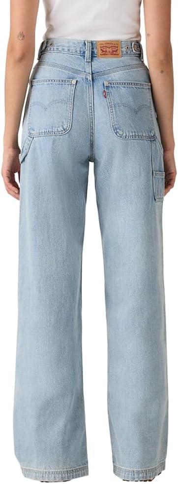 imageLevis Womens Cinch Baggy Carpenter JeansNew Summer Job Stone Nonstretch