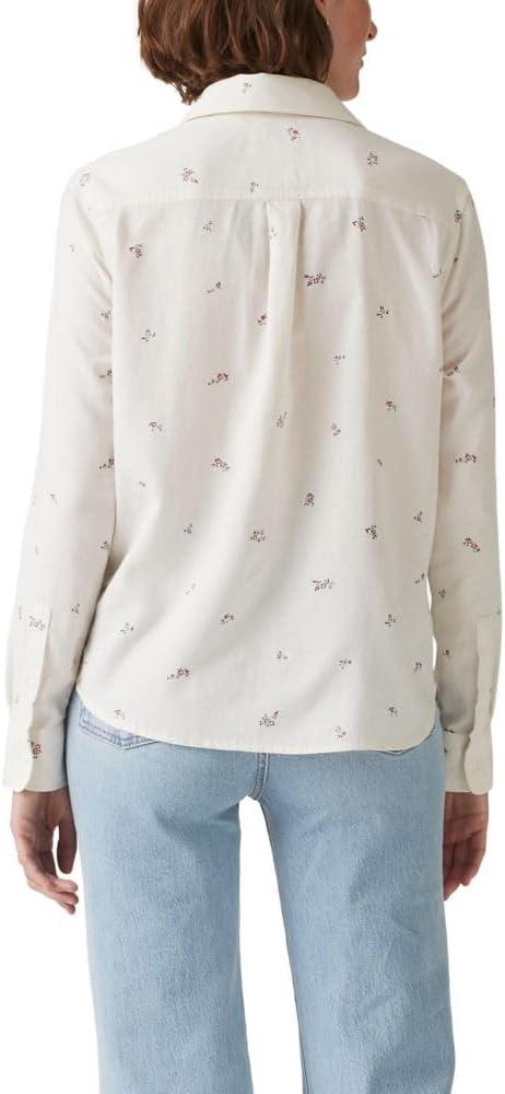 imageLevis Womens Classic Buttonup ShirtLou Ditsy Floral Egret