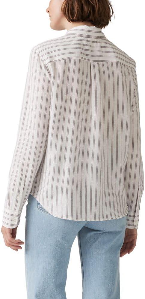 imageLevis Womens Classic Buttonup ShirtMia Stripe Cloud Dancer