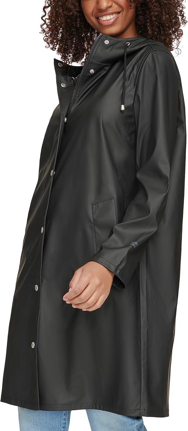 imageLevis Womens Classic Hooded Rain ParkaBlack