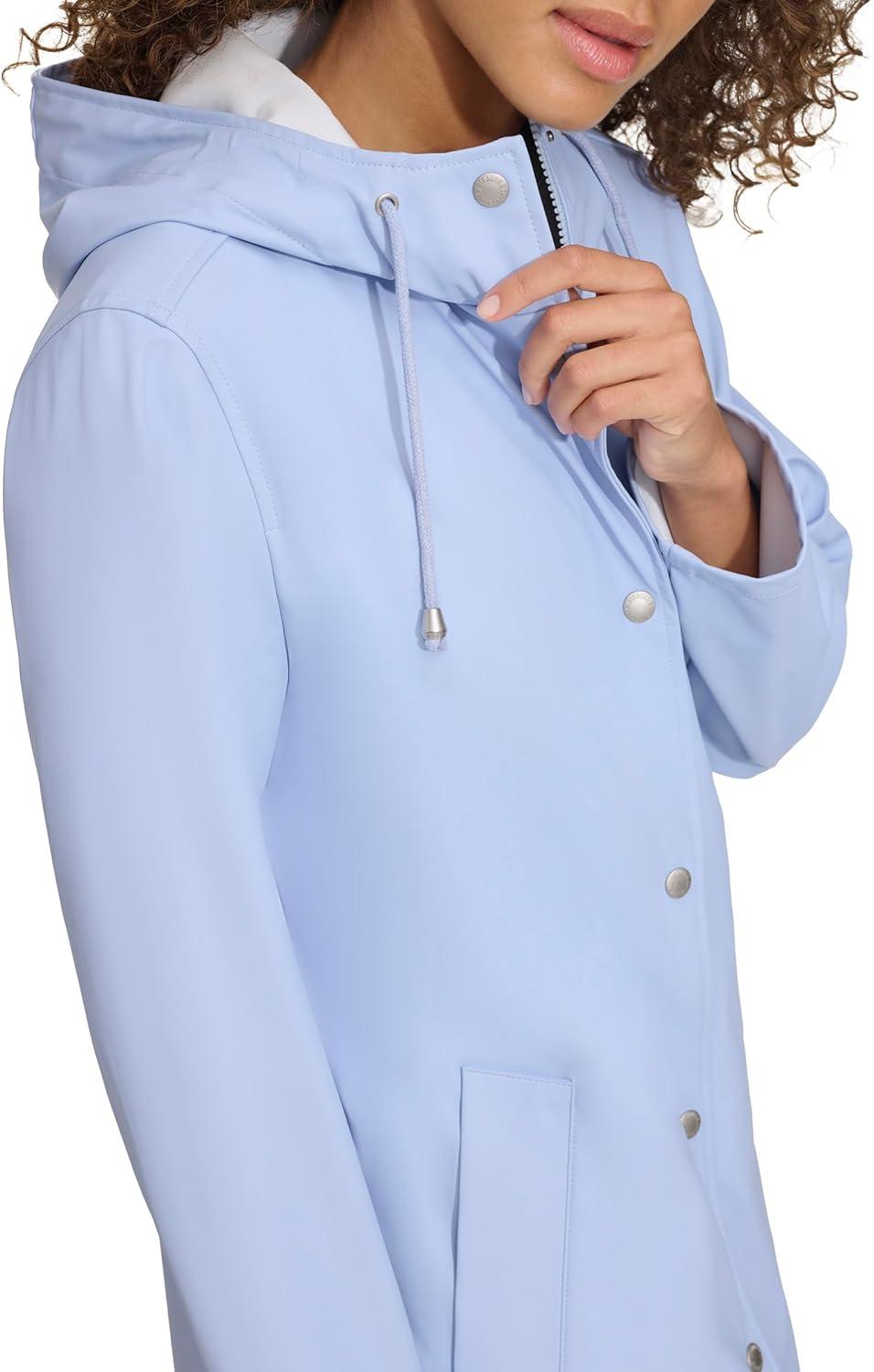 imageLevis Womens Classic Hooded Rain ParkaBluebell