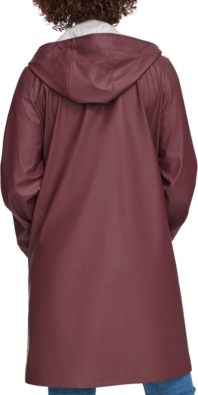 imageLevis Womens Classic Hooded Rain ParkaDark Chocolate