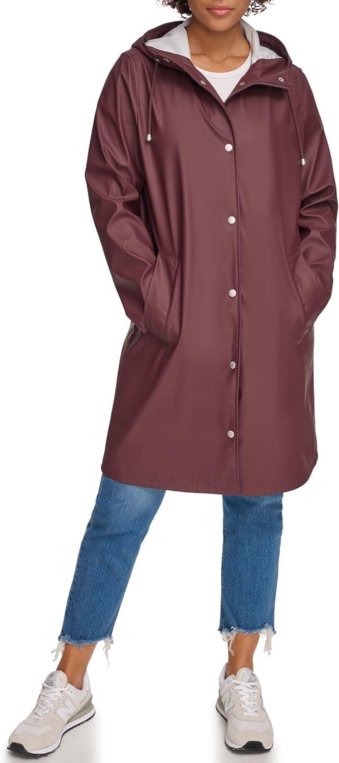 imageLevis Womens Classic Hooded Rain ParkaDark Chocolate