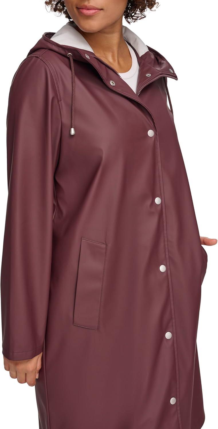 imageLevis Womens Classic Hooded Rain ParkaDark Chocolate