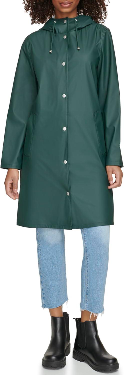 imageLevis Womens Classic Hooded Rain ParkaDarkest Spruce