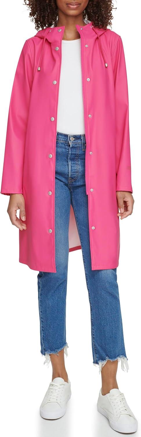 imageLevis Womens Classic Hooded Rain ParkaPink
