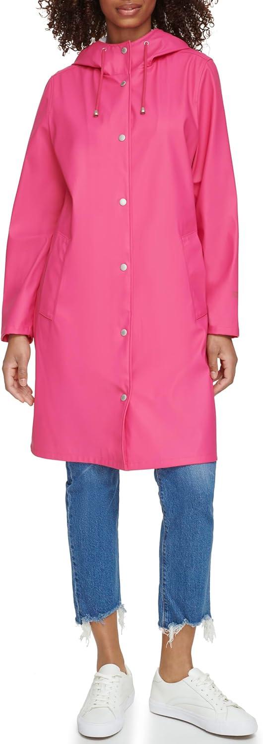 imageLevis Womens Classic Hooded Rain ParkaPink