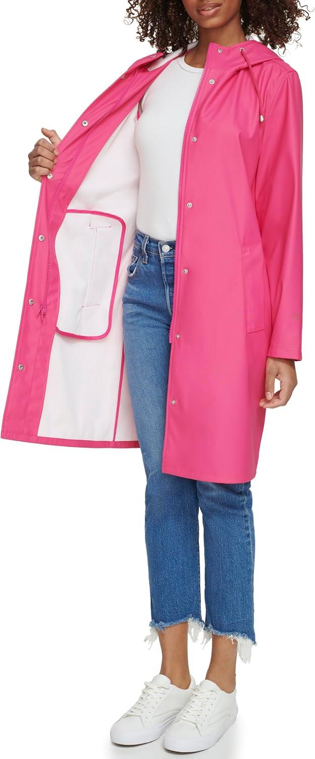 imageLevis Womens Classic Hooded Rain ParkaPink