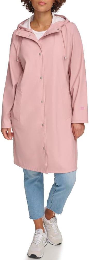 imageLevis Womens Classic Hooded Rain ParkaRose
