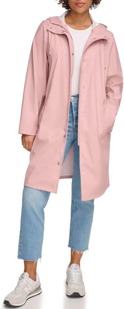imageLevis Womens Classic Hooded Rain ParkaRose