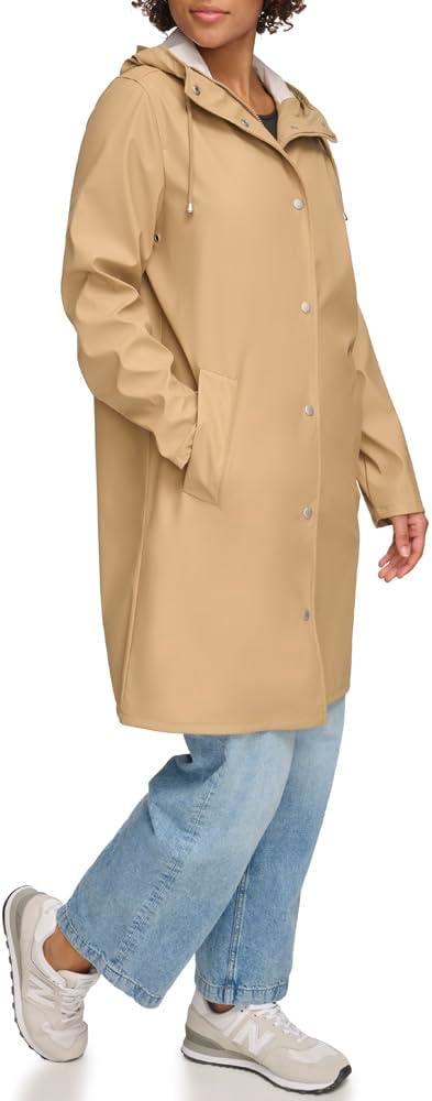 imageLevis Womens Classic Hooded Rain ParkaTan