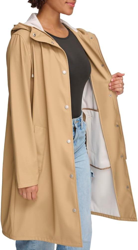 imageLevis Womens Classic Hooded Rain ParkaTan