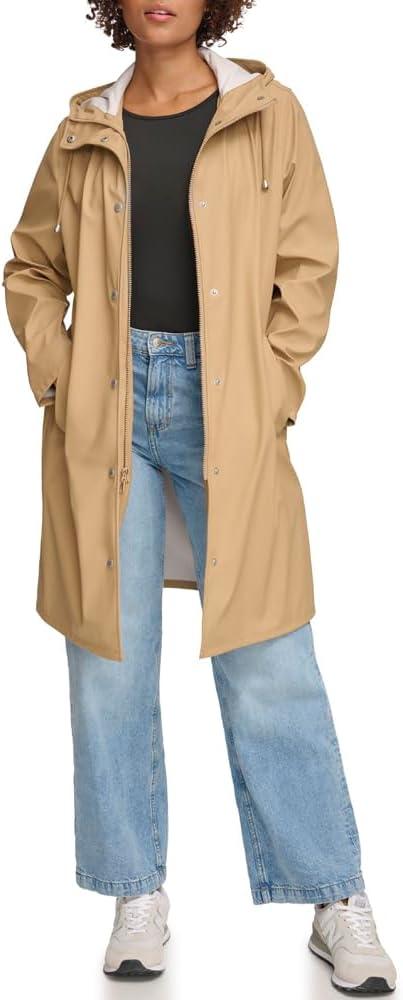imageLevis Womens Classic Hooded Rain ParkaTan