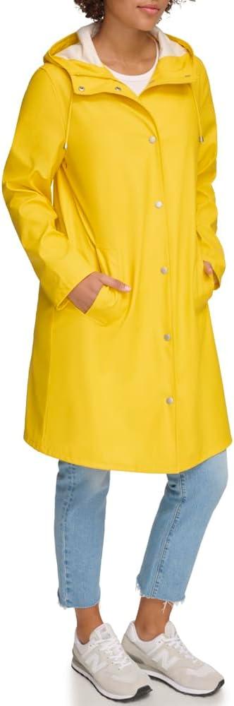 imageLevis Womens Classic Hooded Rain ParkaYellow