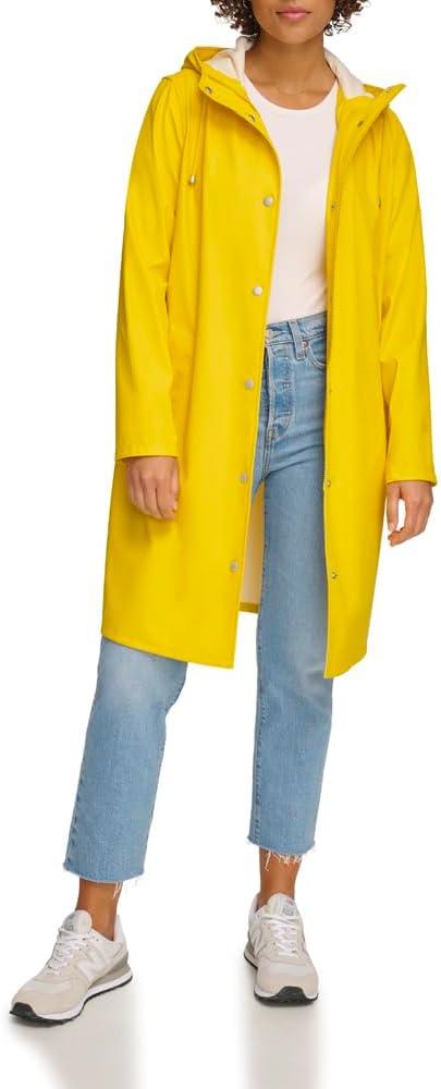 imageLevis Womens Classic Hooded Rain ParkaYellow