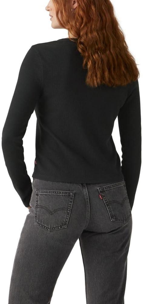 imageLevis Womens Dana Henley ShirtAnthracite Night