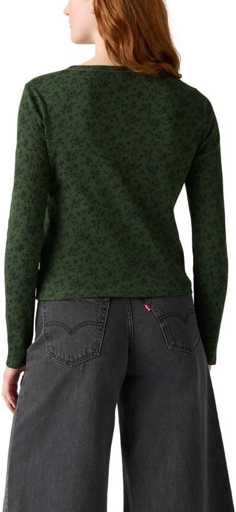 imageLevis Womens Dana Henley ShirtCurie Floral Mountain View