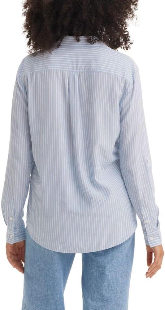 imageLevis Womens Darlene Utility ShirtNew Adisa Stripe Kentucky Blue