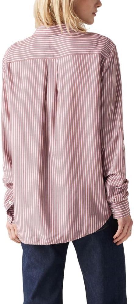 imageLevis Womens Darlene Utility ShirtNew Adisa Stripe Marsala