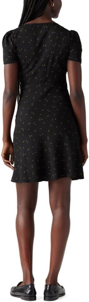 imageLevis Womens Delaney Short Sleeve Mini Dress Also Available in PlusNew Virgo Ditsy Caviar